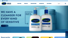 What Cetaphil.com website looked like in 2022 (2 years ago)