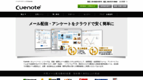 What Cuenote.jp website looked like in 2022 (2 years ago)