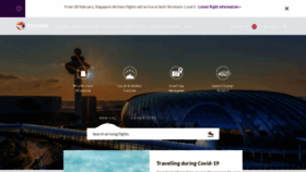 What Changiairport.com website looked like in 2022 (2 years ago)