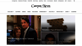 What Canyon-news.com website looked like in 2022 (2 years ago)