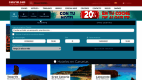What Canarias.com website looked like in 2022 (2 years ago)