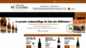 What Closdesmillesimes.com website looked like in 2022 (2 years ago)