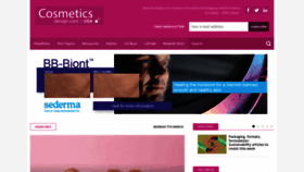 What Cosmeticsdesign.com website looked like in 2022 (2 years ago)