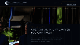 What Cohenandcohenlawgroup.com website looked like in 2022 (2 years ago)