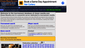 What Chess-results.com website looked like in 2022 (2 years ago)