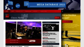 What Chessbase.com website looked like in 2022 (2 years ago)