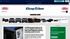 What Chicagotribune.com website looked like in 2022 (2 years ago)