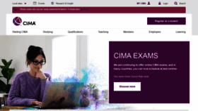 What Cimaglobal.com website looked like in 2022 (2 years ago)