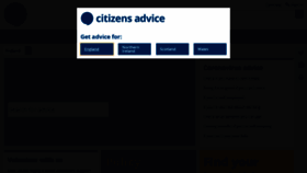 What Citizensadvice.org.uk website looked like in 2022 (2 years ago)