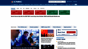 What Cnbc.com website looked like in 2022 (2 years ago)