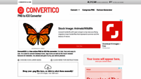 What Convertico.com website looked like in 2022 (2 years ago)