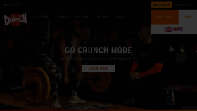 What Crunch.com website looked like in 2022 (2 years ago)