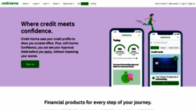 What Creditkarma.com website looked like in 2022 (2 years ago)
