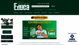 What Cursosonlineeduca.com.br website looked like in 2022 (2 years ago)