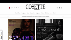 What Cosette.com.au website looked like in 2022 (2 years ago)