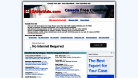 What Canetads.com website looked like in 2022 (2 years ago)