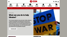 What Ccm.net website looked like in 2022 (2 years ago)