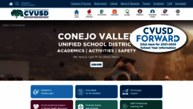 What Conejousd.org website looked like in 2022 (4 years ago)