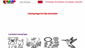 What Coloringpagesonly.com website looked like in 2022 (2 years ago)