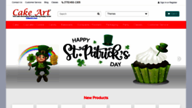 What Cakeart.com website looked like in 2022 (2 years ago)