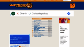 What Crazymonkeygames.com website looked like in 2022 (2 years ago)