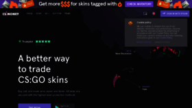 What Cs.money website looked like in 2022 (3 years ago)