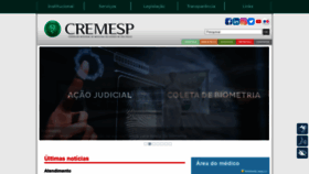 What Cremesp.org.br website looked like in 2022 (2 years ago)