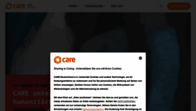 What Care.de website looked like in 2022 (2 years ago)