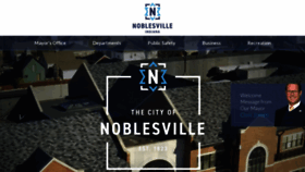 What Cityofnoblesville.org website looked like in 2022 (2 years ago)