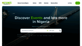 What Connectnigeria.com website looked like in 2022 (3 years ago)