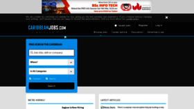 What Caribbeanjobs.com website looked like in 2022 (2 years ago)