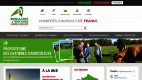 What Chambre-agriculture.fr website looked like in 2022 (2 years ago)