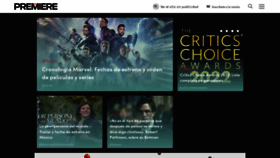 What Cinepremiere.com.mx website looked like in 2022 (2 years ago)