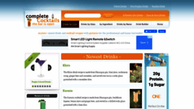 What Completecocktails.com website looked like in 2022 (2 years ago)