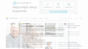 What Ceskeduchody.cz website looked like in 2022 (2 years ago)