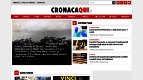 What Cronacaqui.it website looked like in 2022 (2 years ago)