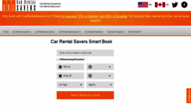 What Carrentalsavers.com website looked like in 2022 (2 years ago)