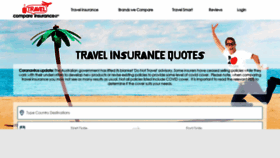What Comparetravelinsurance.com.au website looked like in 2022 (2 years ago)