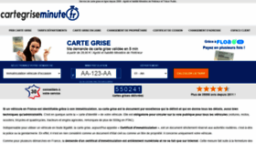 What Cartegriseminute.fr website looked like in 2022 (2 years ago)