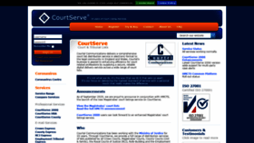 What Courtserve.net website looked like in 2022 (2 years ago)