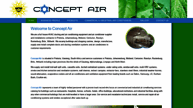 What Conceptair.co.za website looked like in 2022 (2 years ago)