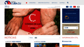 What Cuba.cu website looked like in 2022 (2 years ago)