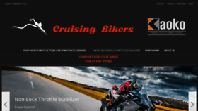 What Cruisingbikers.com.au website looked like in 2022 (2 years ago)