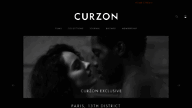 What Curzonhomecinema.com website looked like in 2022 (2 years ago)