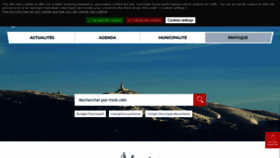 What Carpentras.fr website looked like in 2022 (2 years ago)