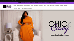 What Chicandcurvy.com website looked like in 2022 (2 years ago)