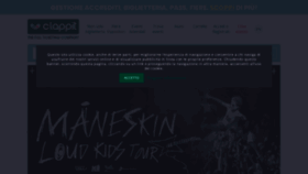 What Clappit.com website looked like in 2022 (3 years ago)