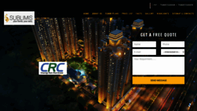 What Crcsublimis.co.in website looked like in 2022 (4 years ago)