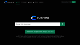 What Cuevana1.co website looked like in 2022 (2 years ago)