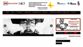What Cinelatinoamericano.org website looked like in 2022 (2 years ago)